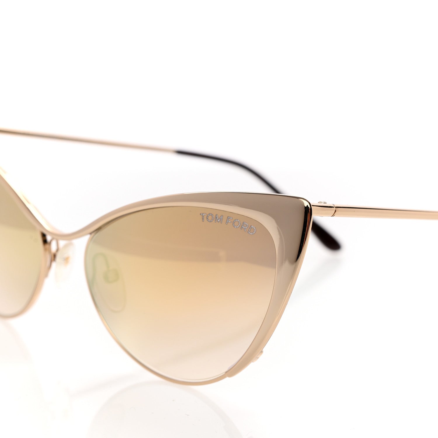 Tom Ford Nastasya Cat Eye Sunglasses TF304 Gold 7 of 9