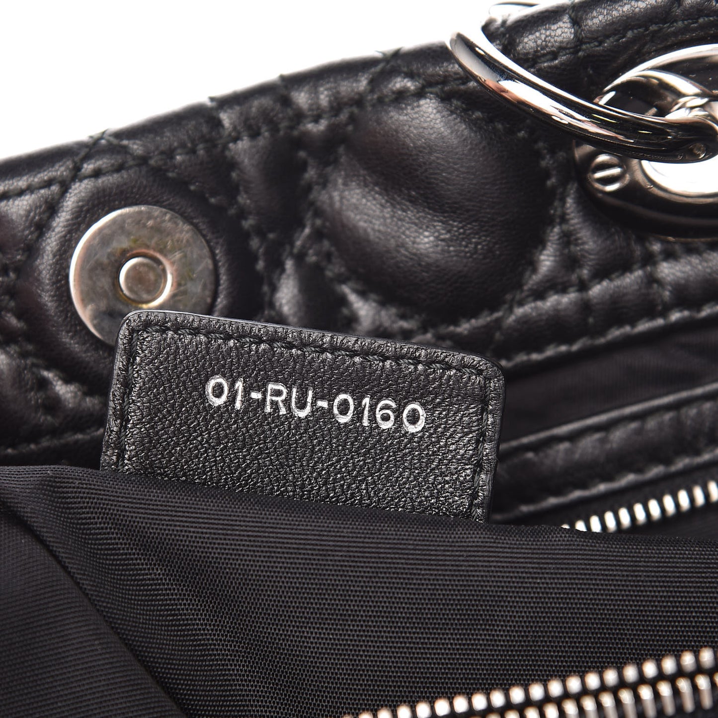 Lambskin Cannage Large Dior Soft Shopping Tote Black