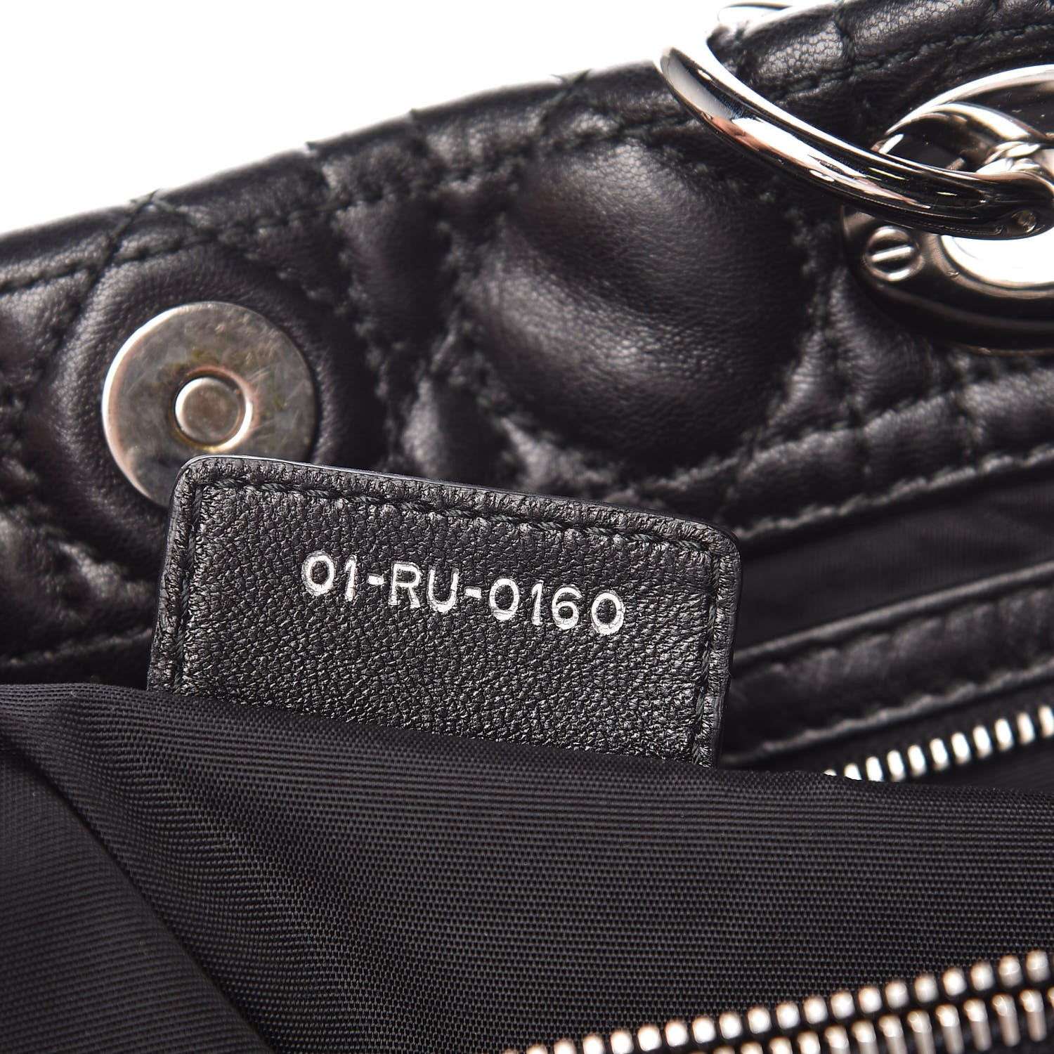 Christian Dior Lambskin Cannage Large Dior Soft Shopping Tote Black 10 of 10