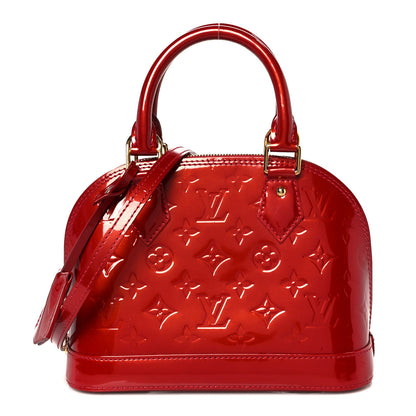 Louis Vuitton Vernis Alma BB Cherry 1 of 12