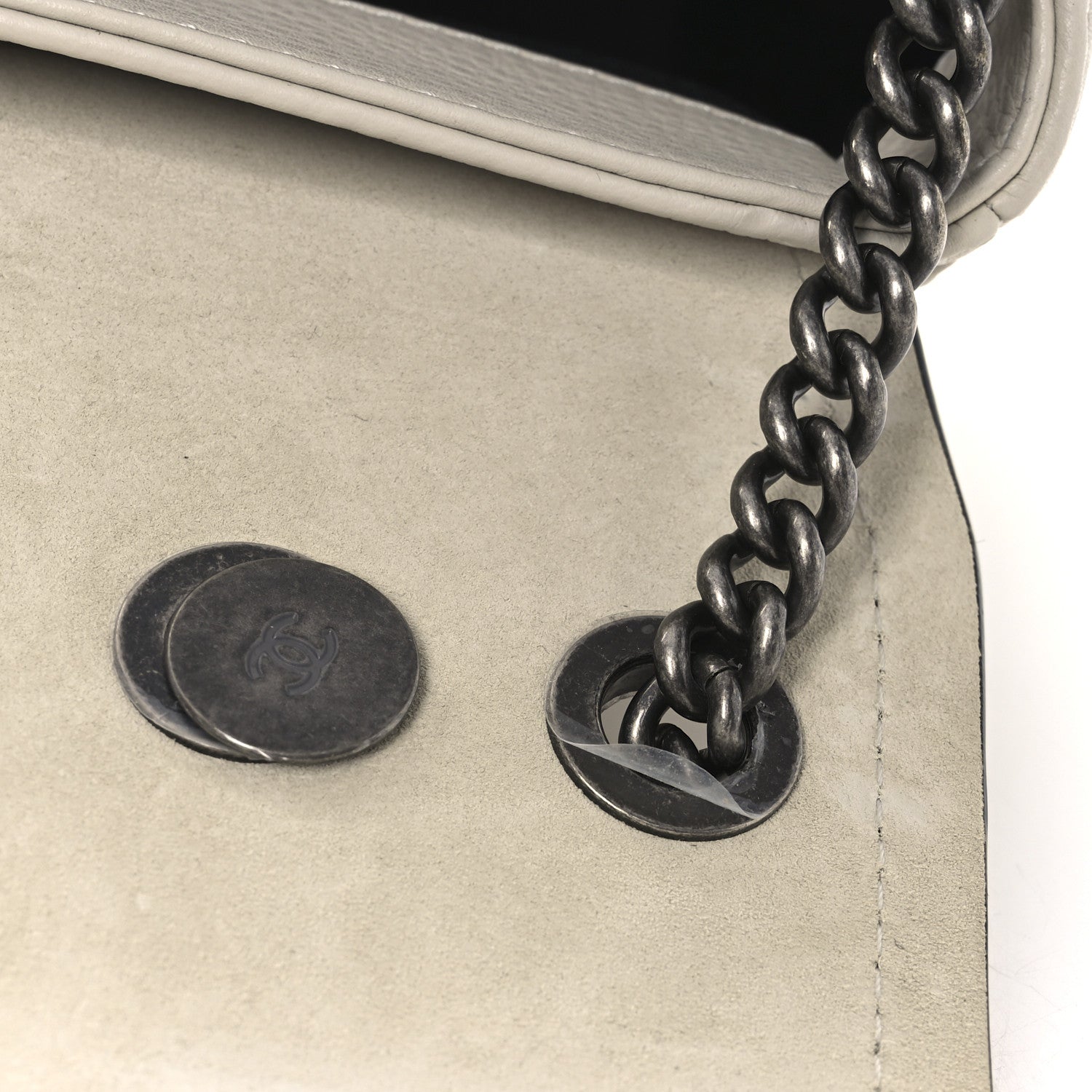 Chanel Grained Calfskin Archi Chic Flap Ivory 11 of 11
