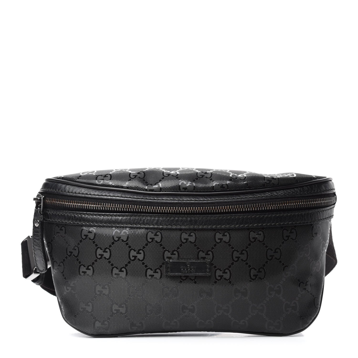 Gucci Imprime Monogram Belt Bag Black 1 of 10