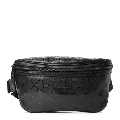 Gucci Imprime Monogram Belt Bag Black 1 of 10