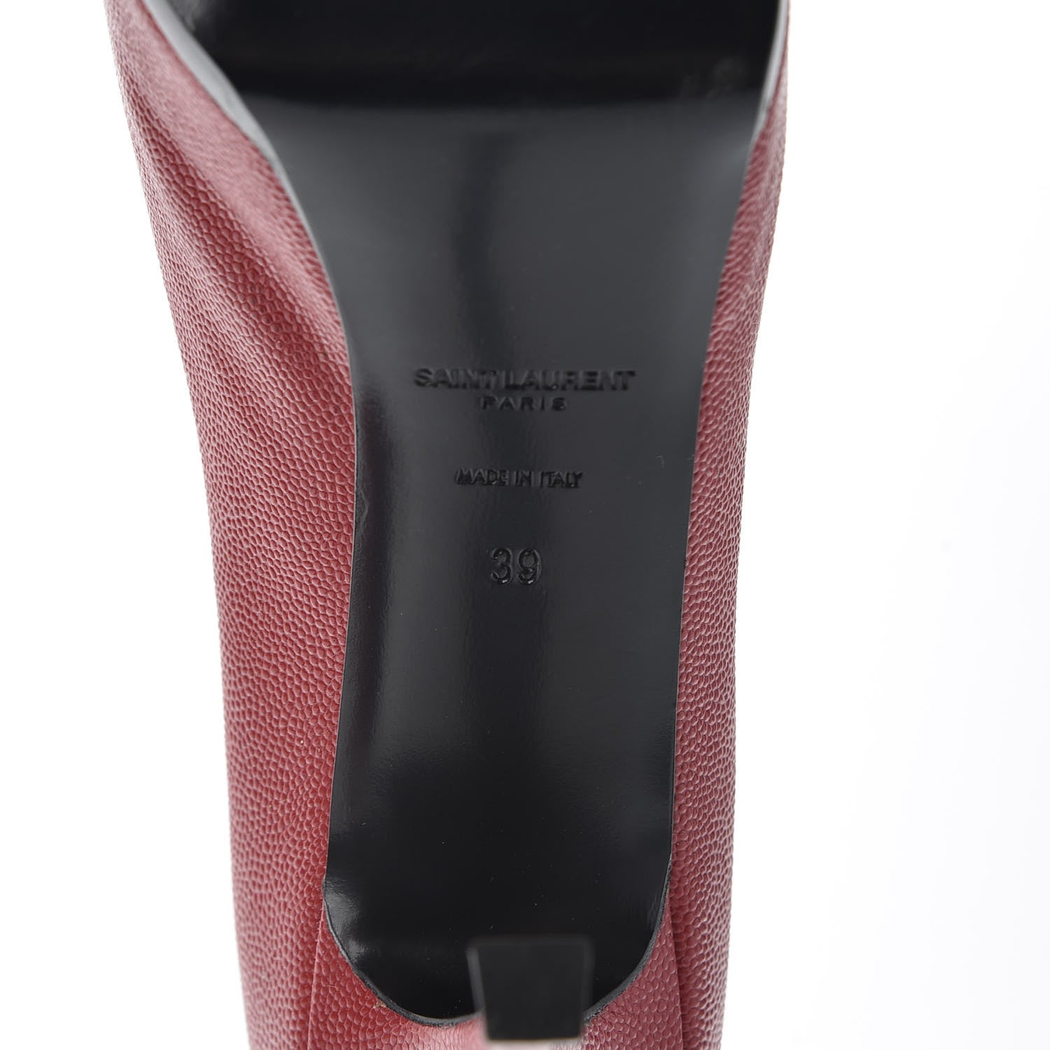 Saint Laurent Vernigolf Tribtoo 80 Platform Pumps 39 Red 8 of 9