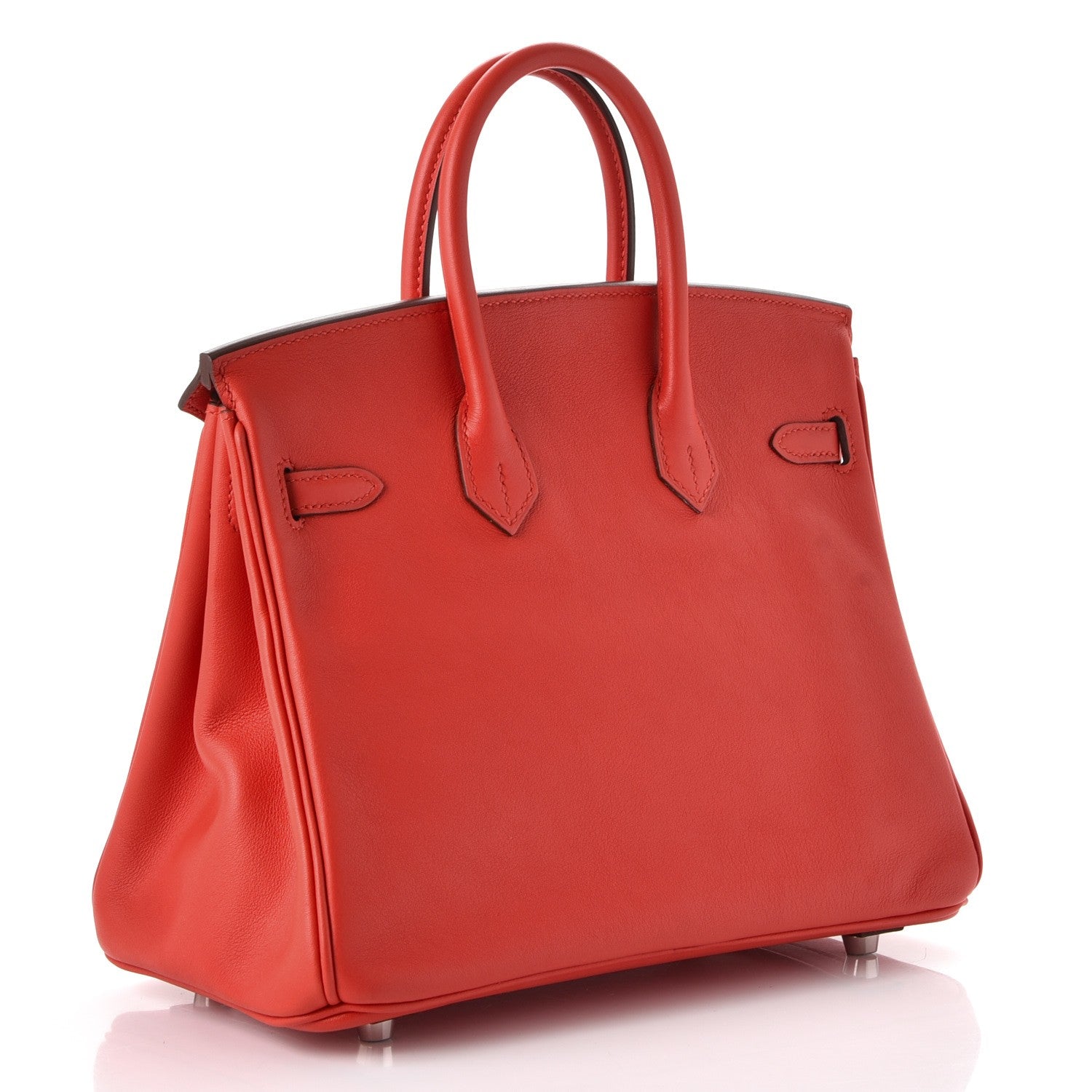 Hermes Swift Birkin 25 Rouge Tomate 3 of 38