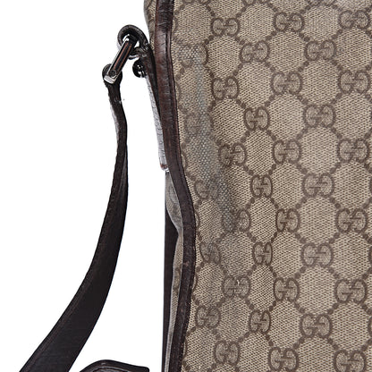 Gucci GG Plus Monogram Web Large Flap Messenger Bag Beige Dark Brown 14 of 34