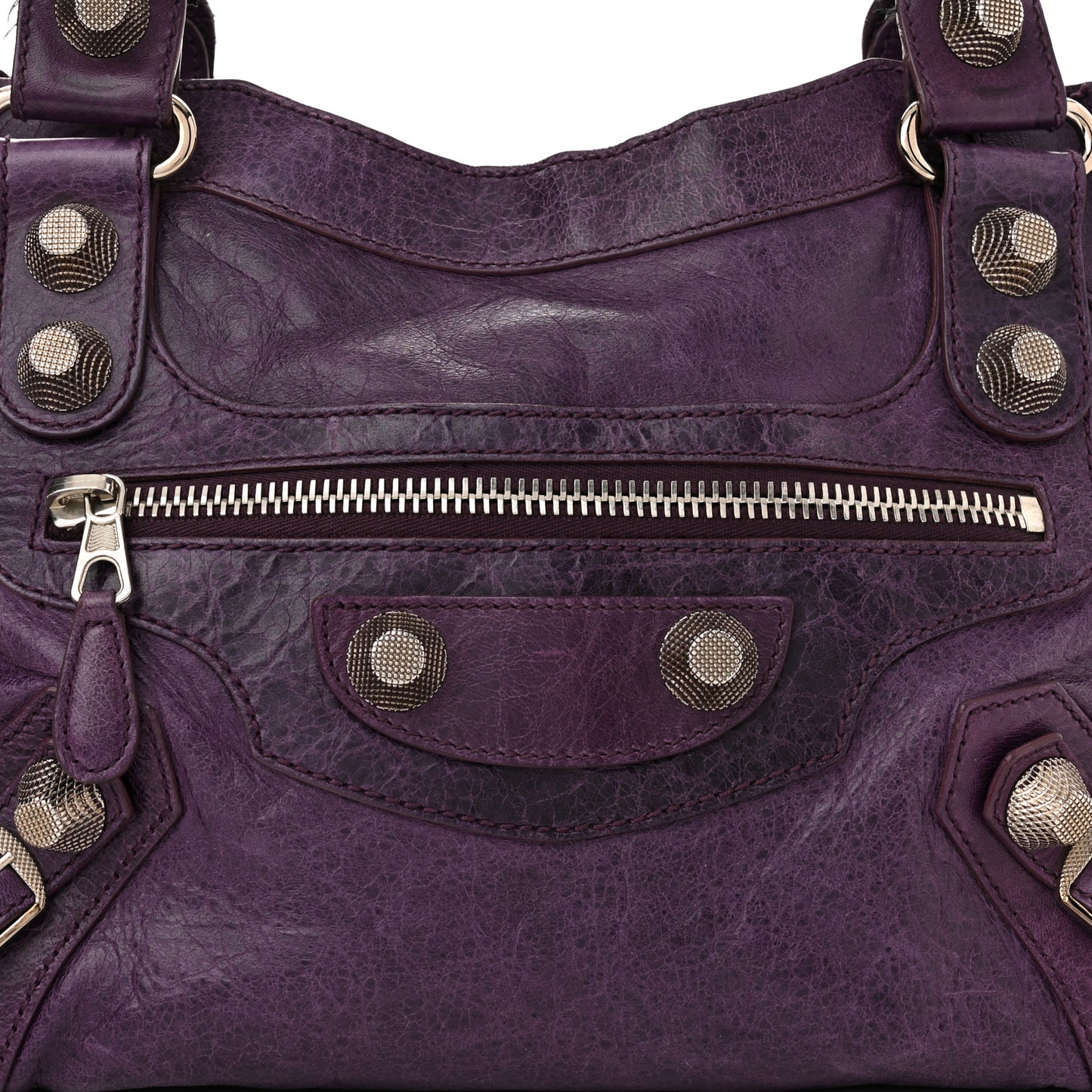 Agneau Giant 21 Silver Hardware City Raisin