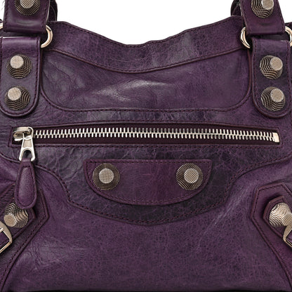 Balenciaga Agneau Giant 21 Silver Hardware City Raisin 8 of 13