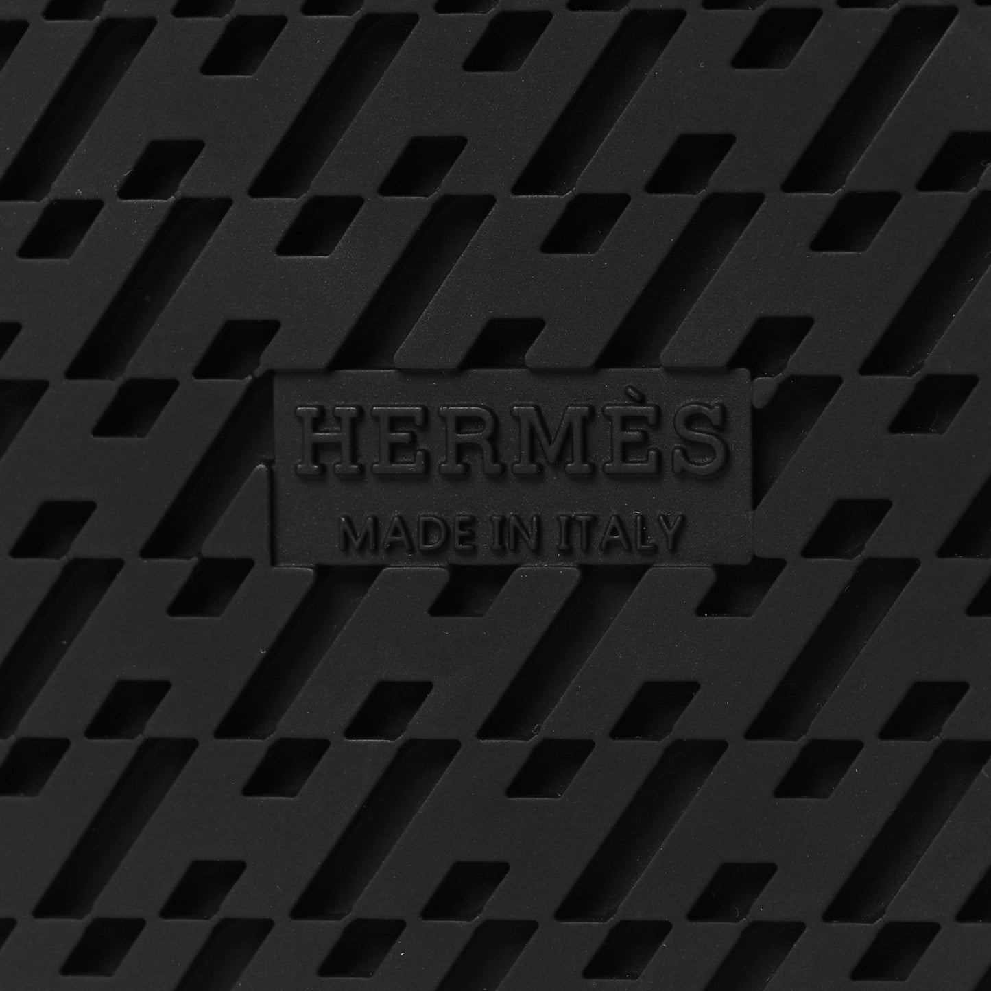 Techno Fringed H Canvas Caflskin Womens Chypre Sandals 38 Prunoir Black