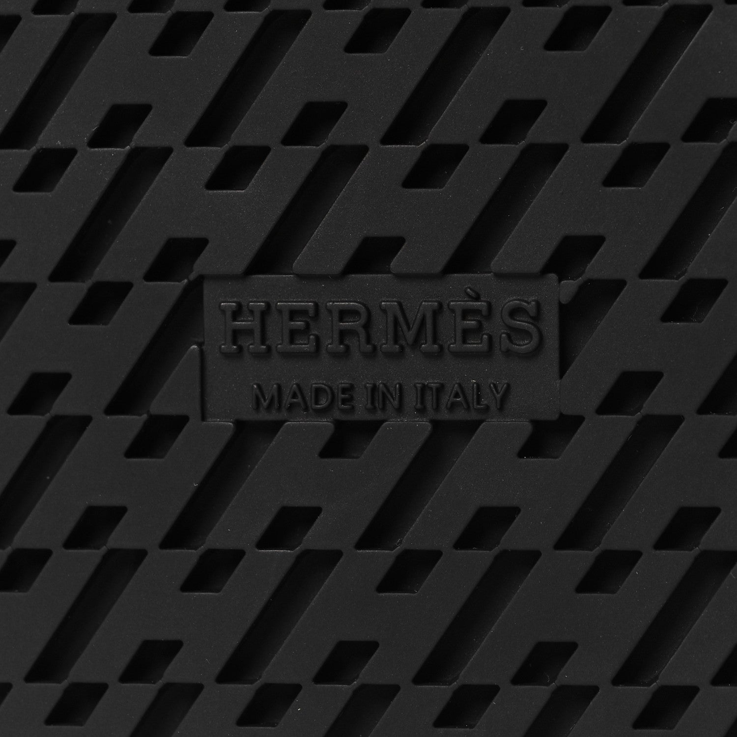 Hermes Techno Fringed H Canvas Caflskin Womens Chypre Sandals 38 Prunoir Black 7 of 9