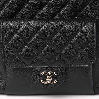 Chanel Caviar Quilted Large CC Day Backpack Black 10 of 10