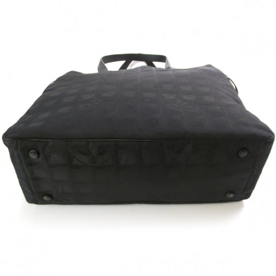 Chanel Nylon Large Travel Tote Black 4 of 11