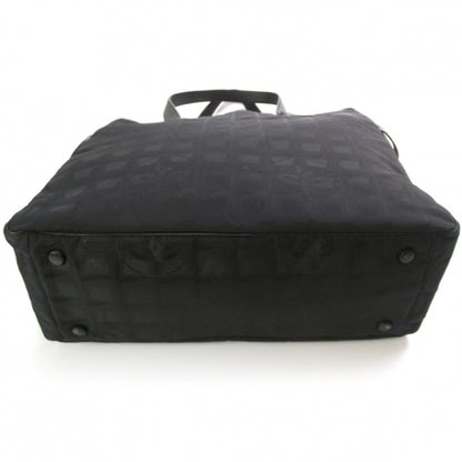 Chanel Nylon Large Travel Tote Black 4 of 11