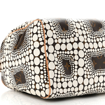 Louis Vuitton Monogram Kusama Town Speedy 30 White 9 of 12