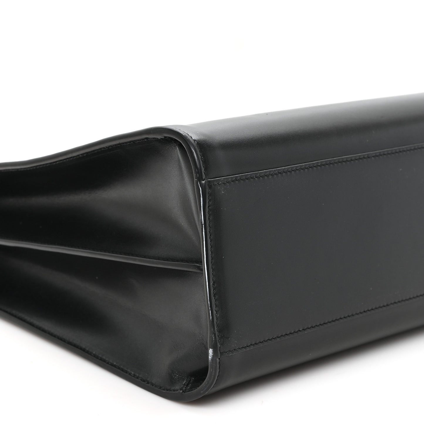 Calfskin Large Thin Sac De Jour Black