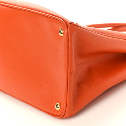 Prada Saffiano Lux Large Tote Papaya 9 of 14
