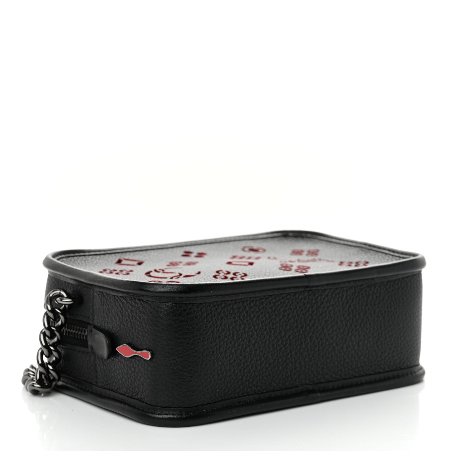 Calfskin Small Radioloubi Black