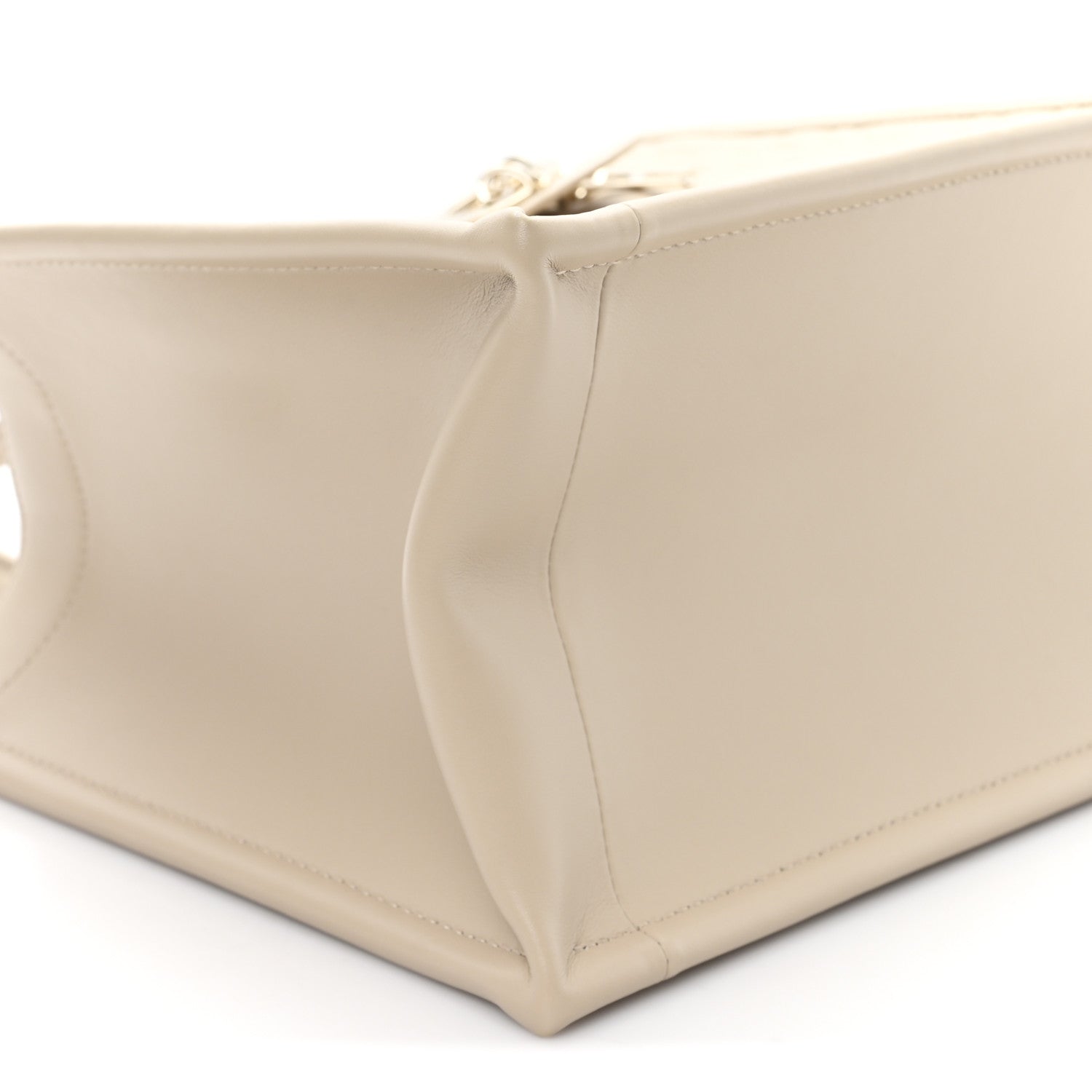 Christian Dior Calfskin Macrocannage Small Book Tote Taupe 9 of 10