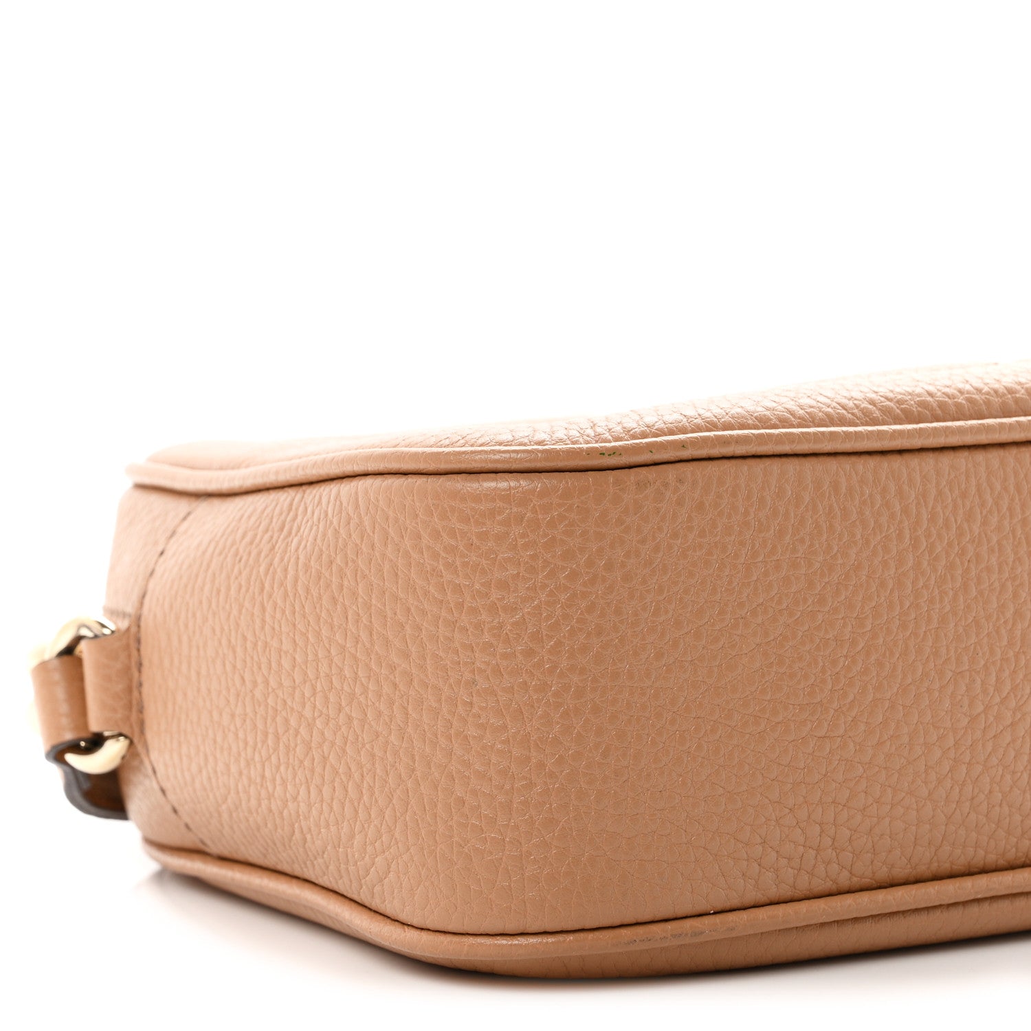 Gucci Pebbled Calfskin Small Soho Disco Bag Camelia 9 of 10