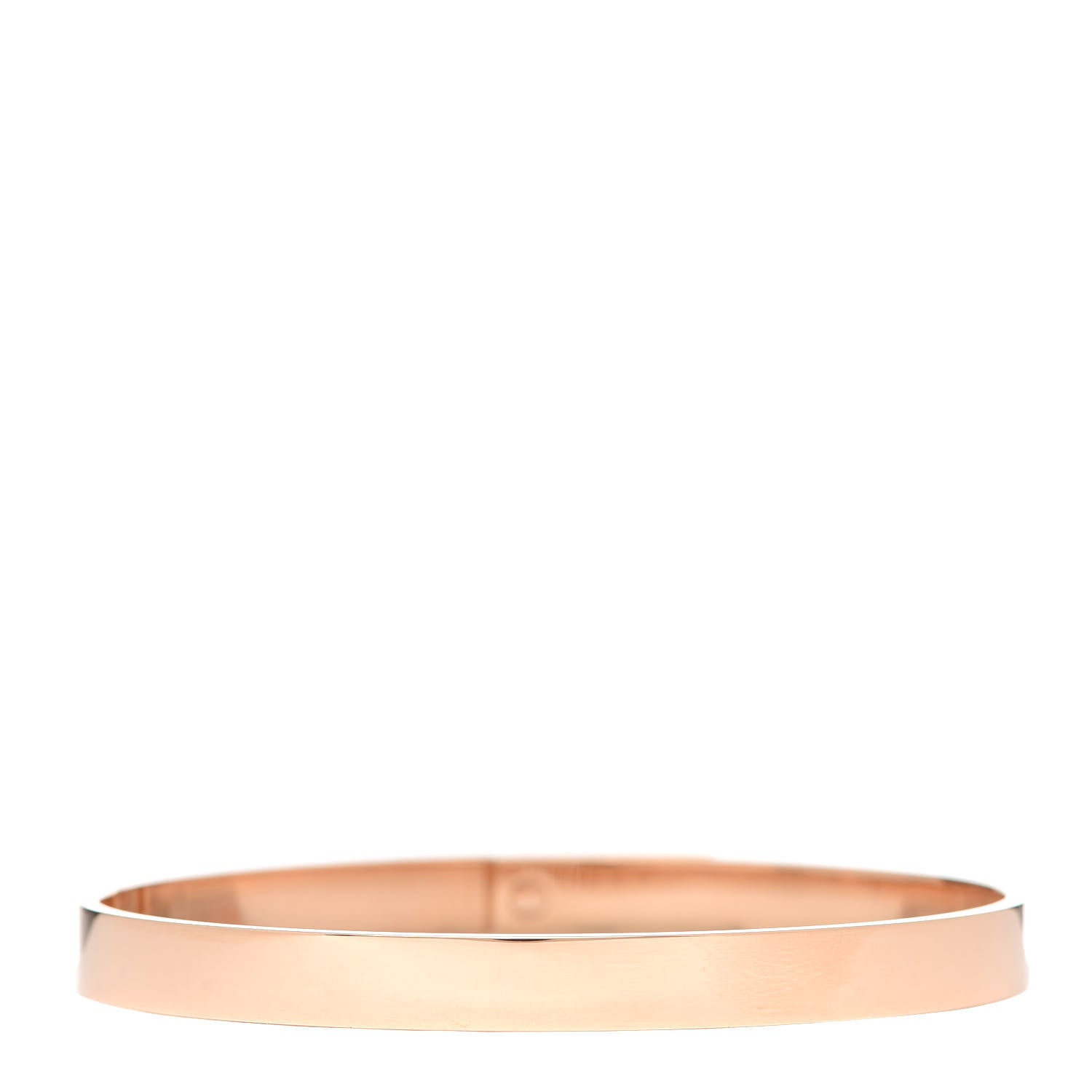 Hermes 18K Rose Gold Diamond PM Kelly Bracelet SH 3 of 6