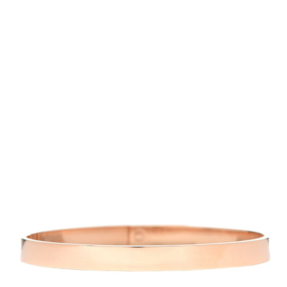 Hermes 18K Rose Gold Diamond PM Kelly Bracelet SH 3 of 6
