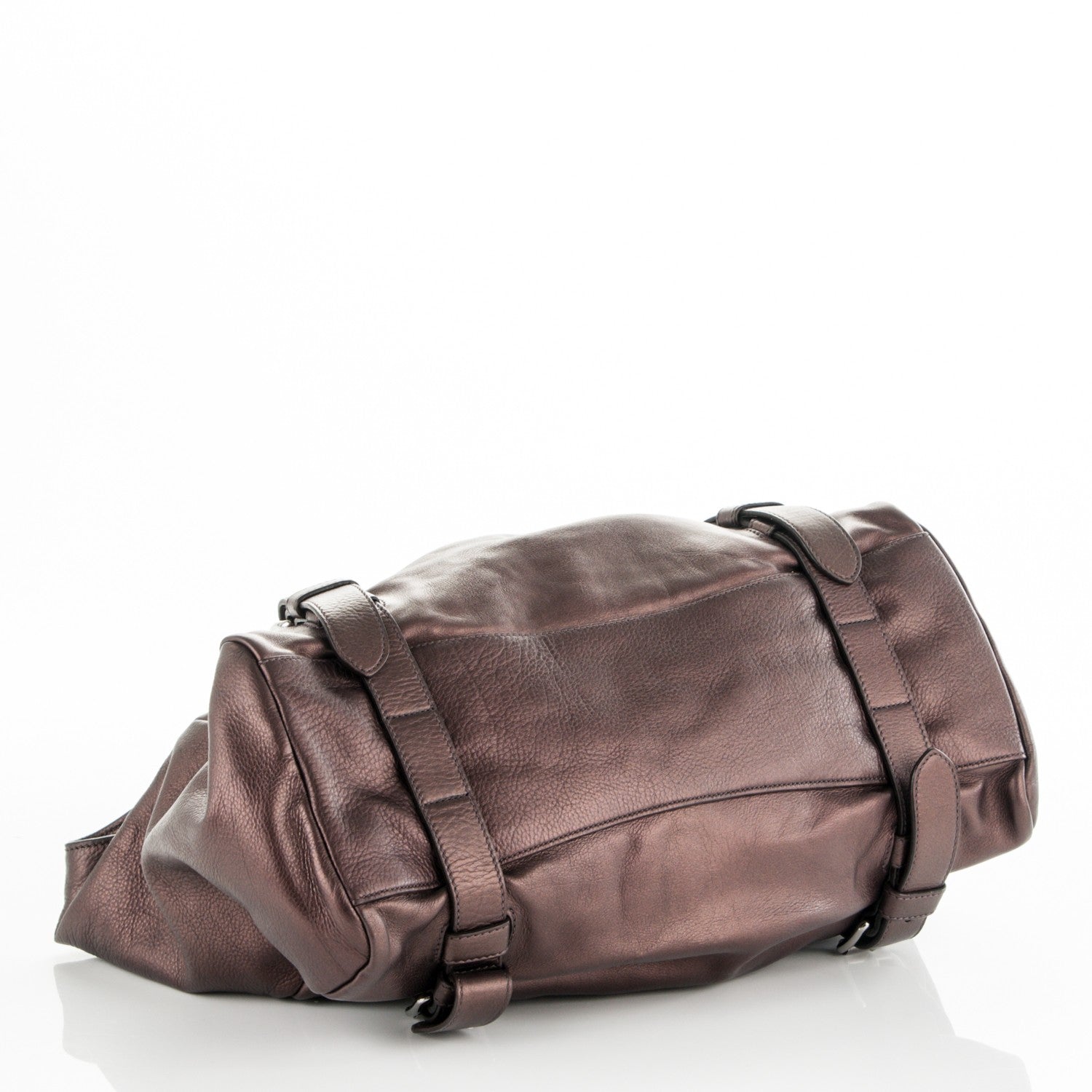 Prada Vitellino Mordo Foldover Pushlock Satchel Antico Mordo 4 of 6