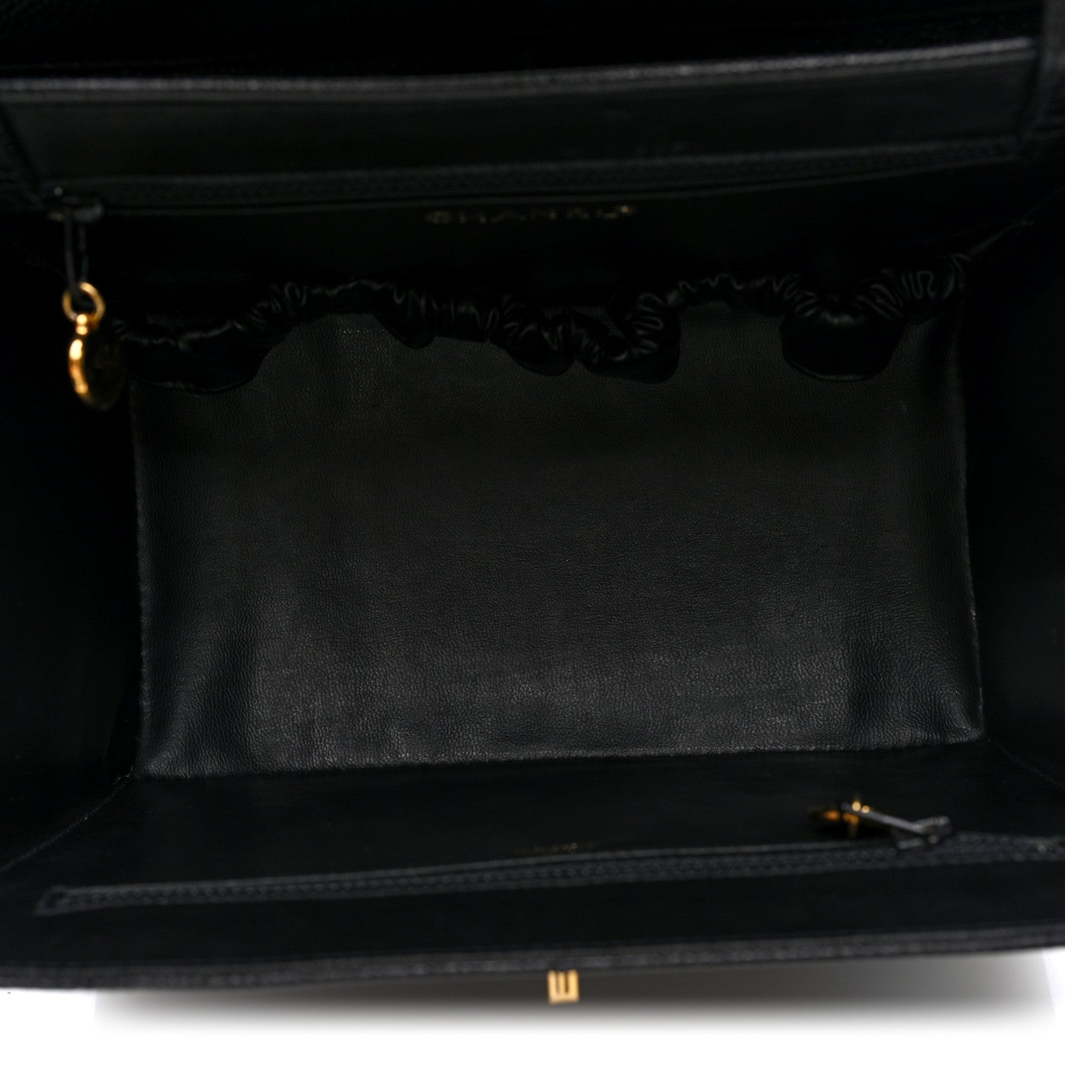 Chanel Caviar Vanity Train Case Black 5 of 11