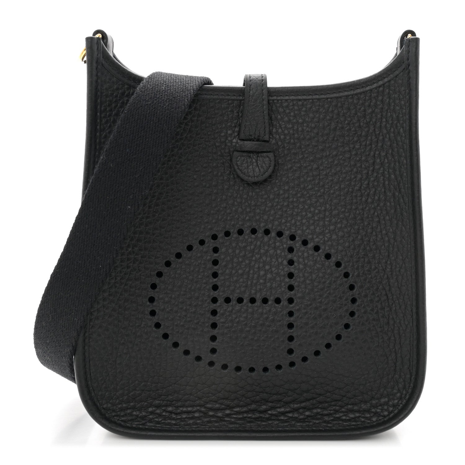 Hermes Taurillon Clemence Evelyne TPM Black 1 of 10