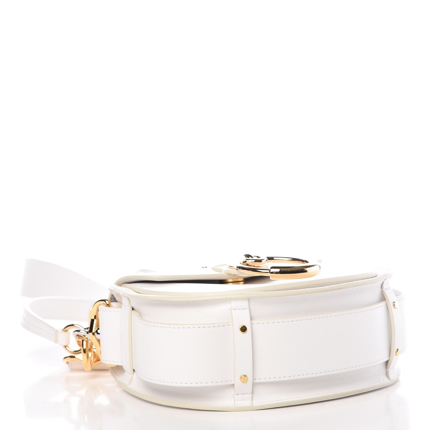 Chloe Calfskin Small Tess Bag Brilliant White 4 of 7
