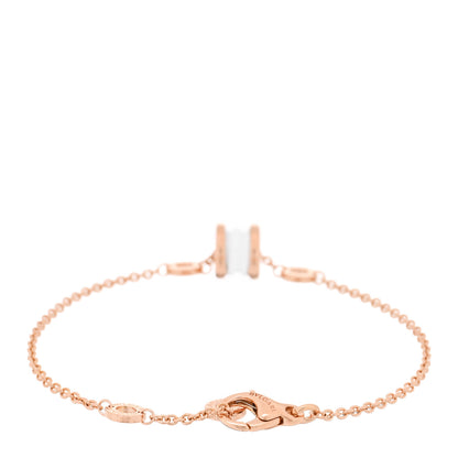 Bulgari 18K Rose Gold White Ceramic B.Zero1 Bracelet SM 2 of 3