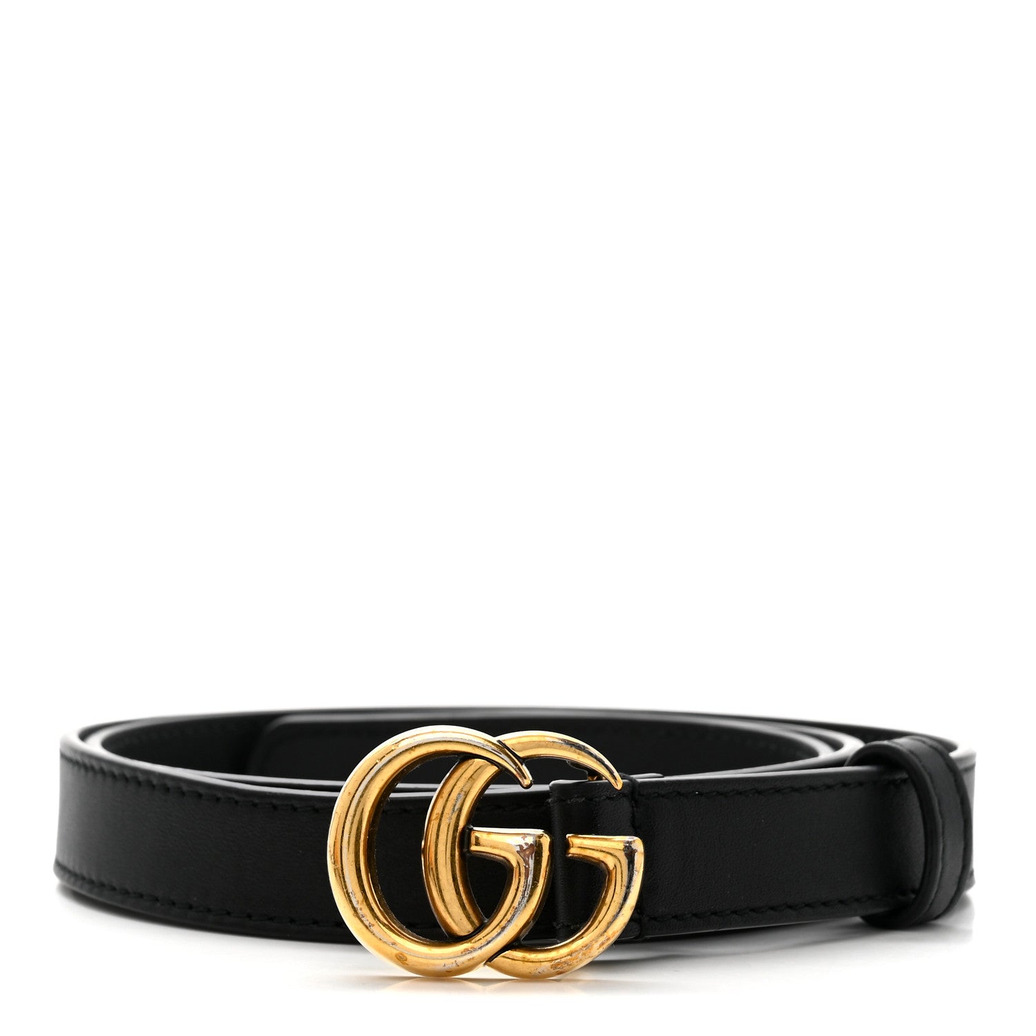 GUCCI ブラックベルト GGロゴ 80-32 Gucci Calfskin Double G 20mm Belt 80 32 Black 1879932 – FASHIONPHILE