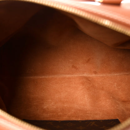 Louis Vuitton Grained Calfskin Low Key Speedy 30 Cognac 5 of 9