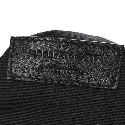 Saint Laurent Calfskin Y Quilted Monogram Medium Loulou Chain Satchel Black 8 of 8