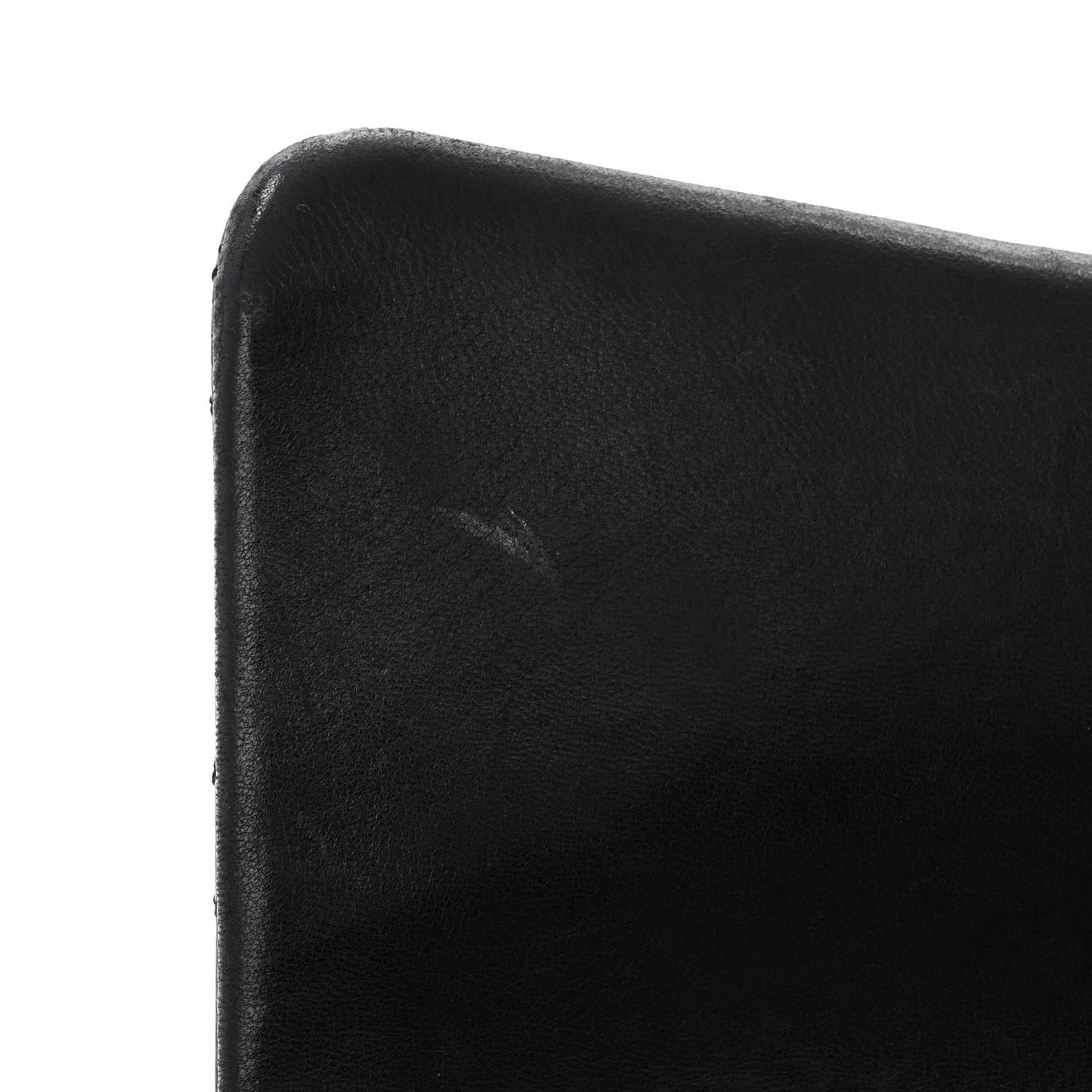 Patent Quilted Maxi Double Flap Black