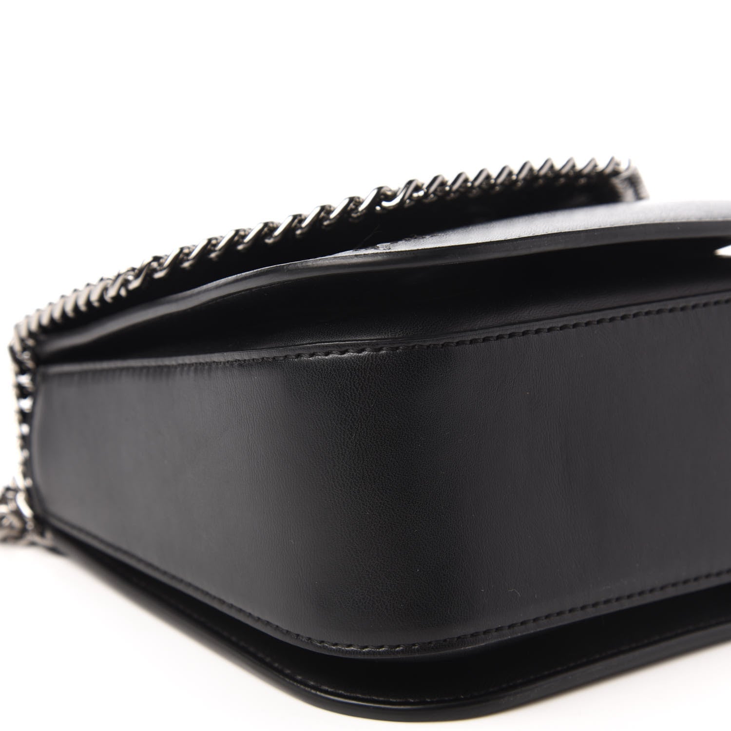 Stella McCartney Alter Nappa Embossed Medium Star Falabella Box Shoulder Bag Black 7 of 10