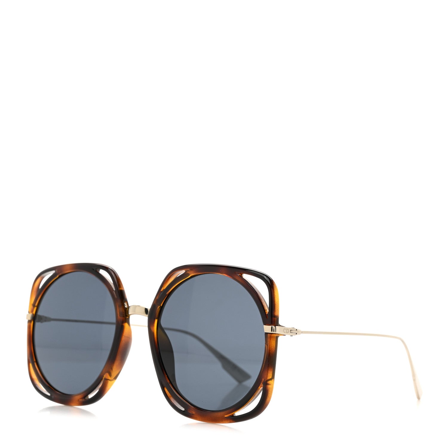 Christian Dior Square Directions Sunglasses Tortoise 1 of 7