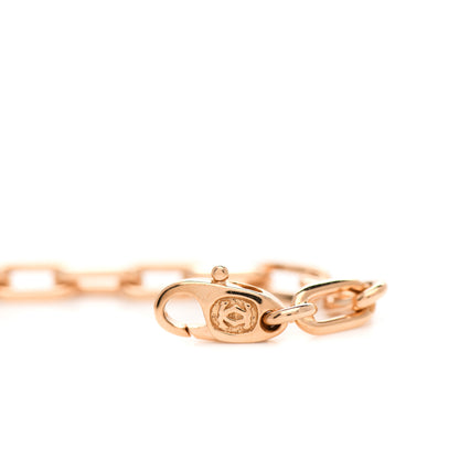 Cartier 18K Pink Gold Shopping Bag Charm Spartacus Link Chain Bracelet 6 of 6