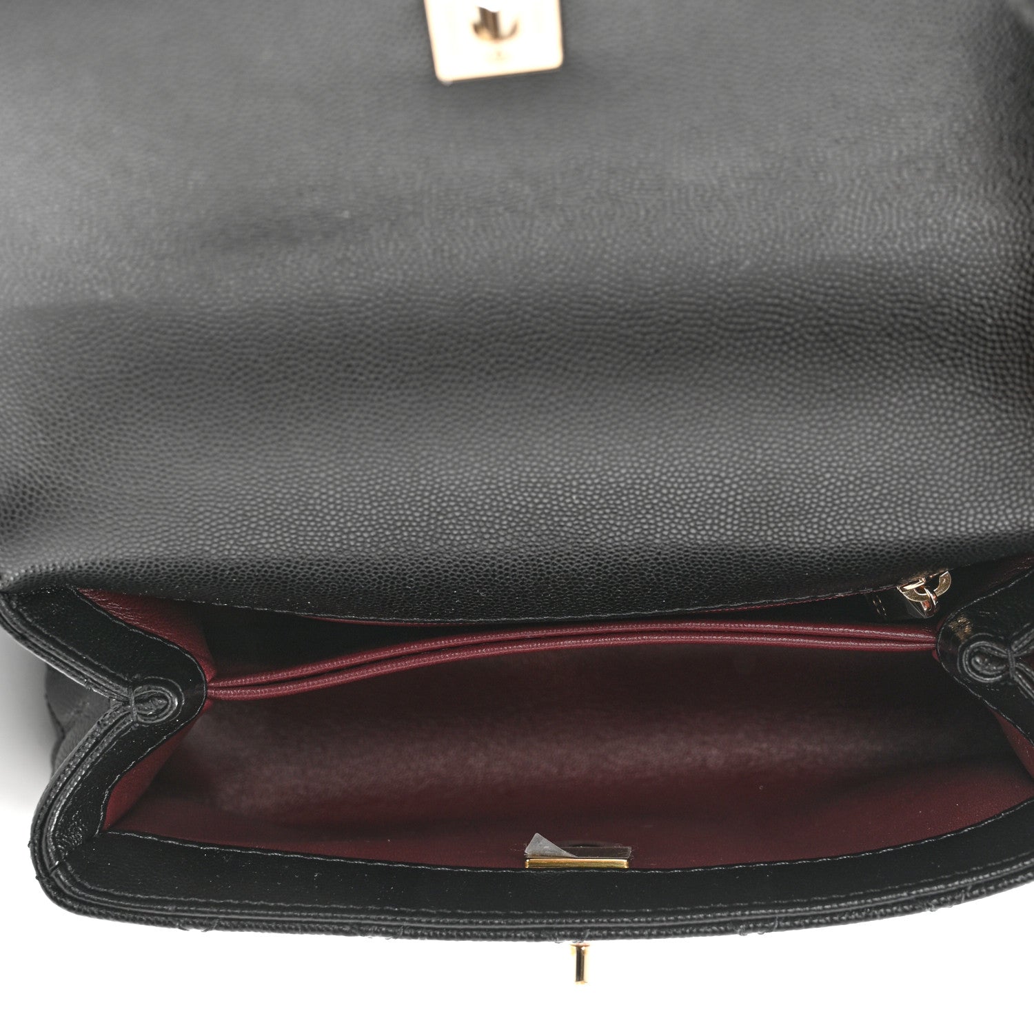 Chanel Caviar Quilted Mini Coco Handle Flap Black 5 of 10