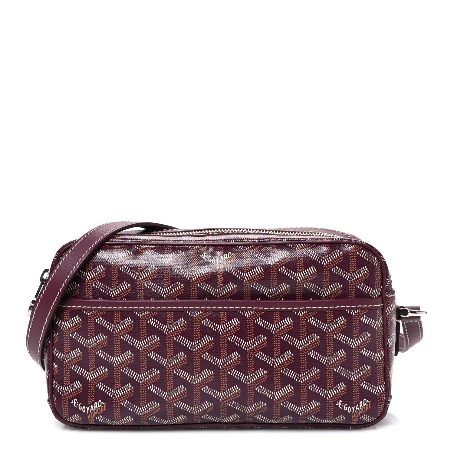 Goyard Goyardine Sac Cap Vert Burgundy 1 of 10