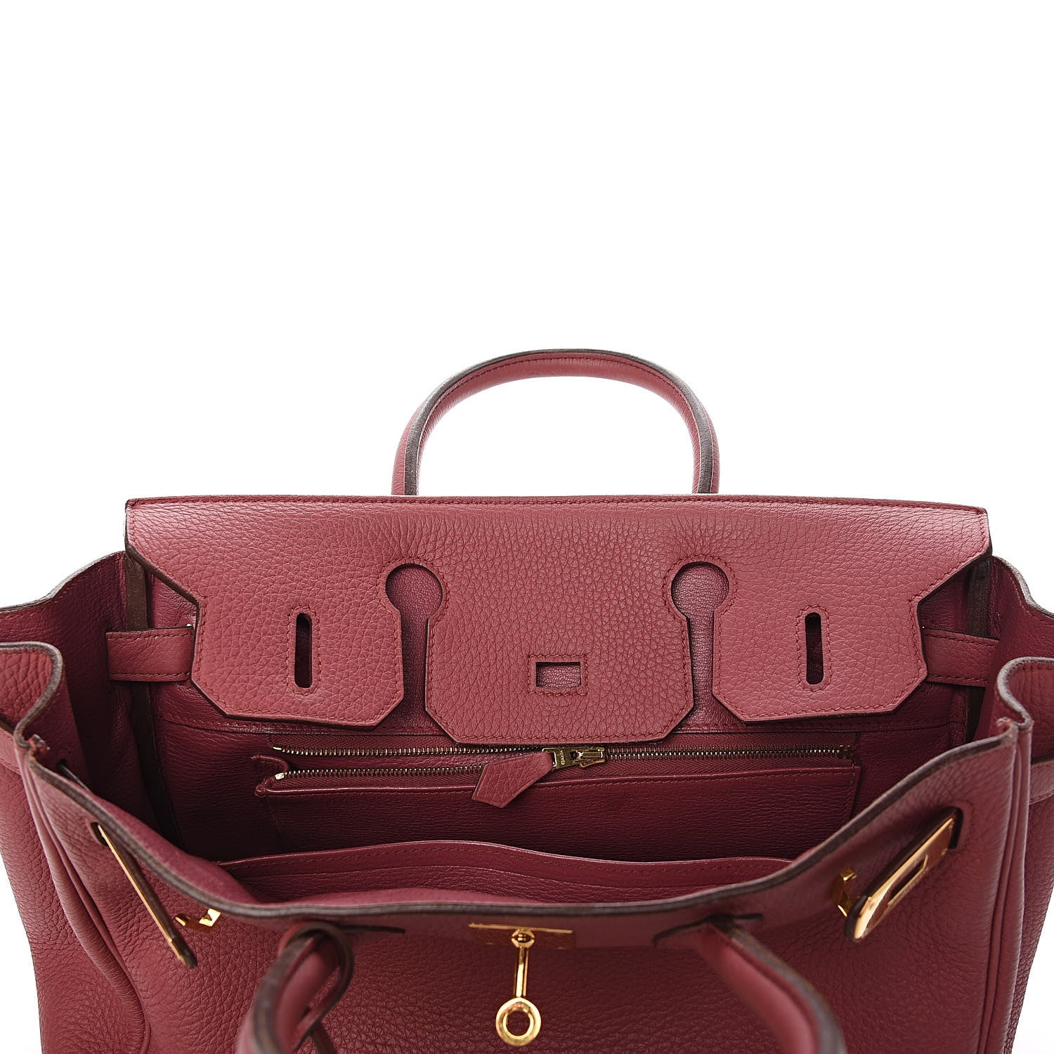 Hermes Taurillon Clemence Birkin 30 Bois de Rose 25 of 33