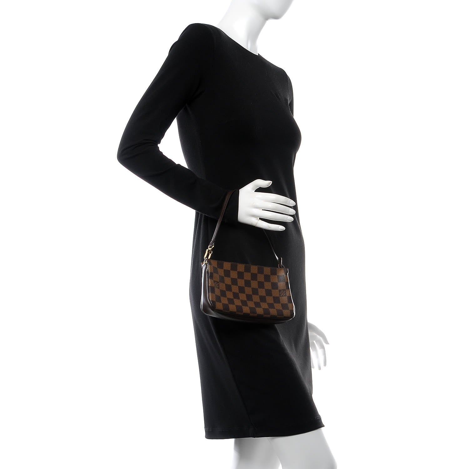 Louis Vuitton Damier Ebene Navona Pochette Accessories 2 of 8
