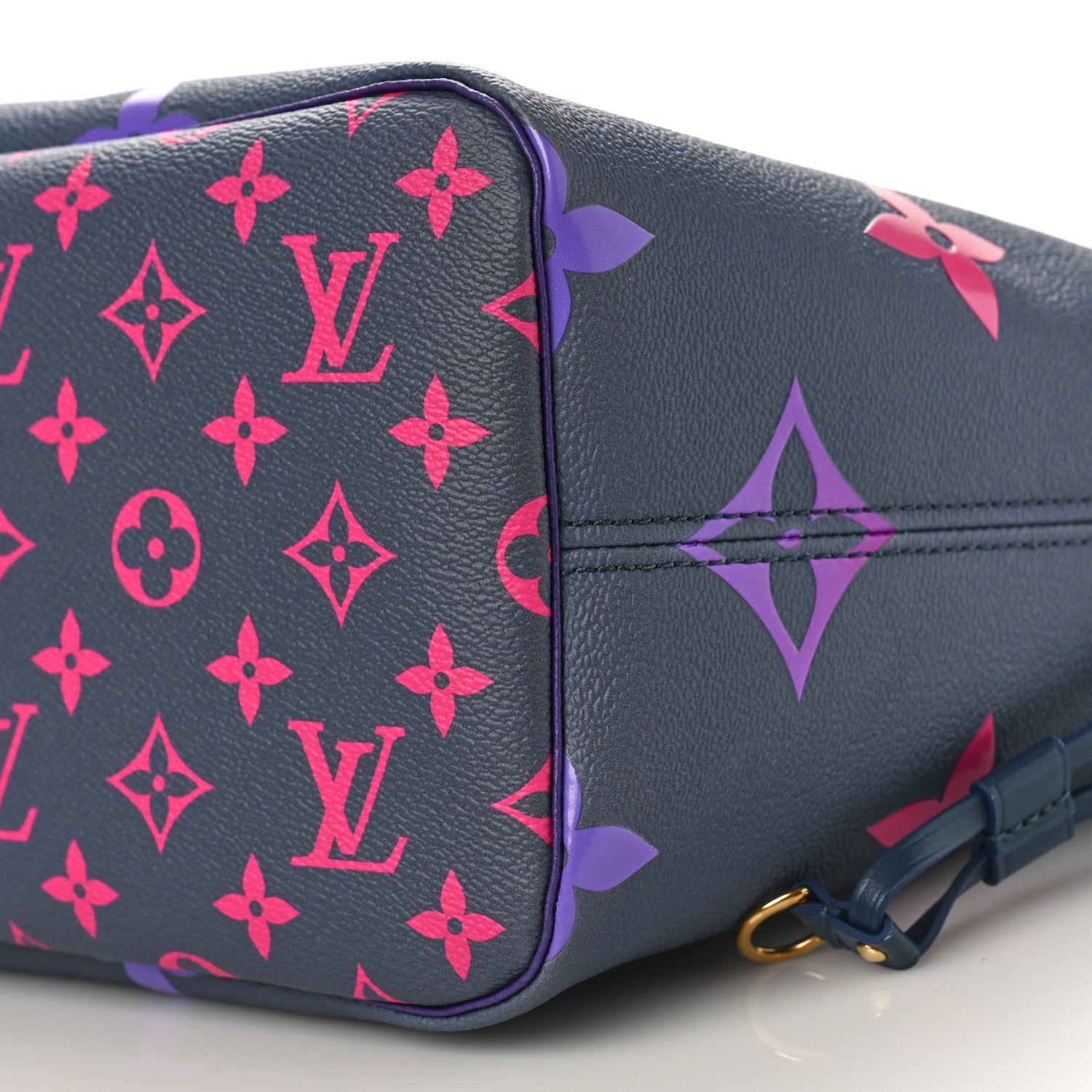 Louis Vuitton Monogram Giant Spring In The City Neverfull MM Midnight Fuchsia 8 of 8