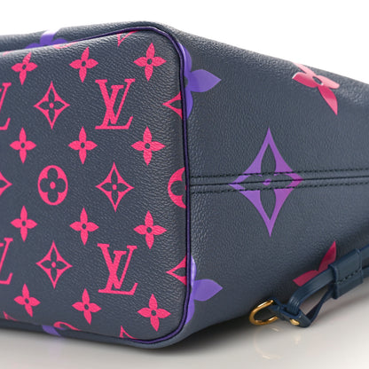 Louis Vuitton Monogram Giant Spring In The City Neverfull MM Midnight Fuchsia 8 of 8