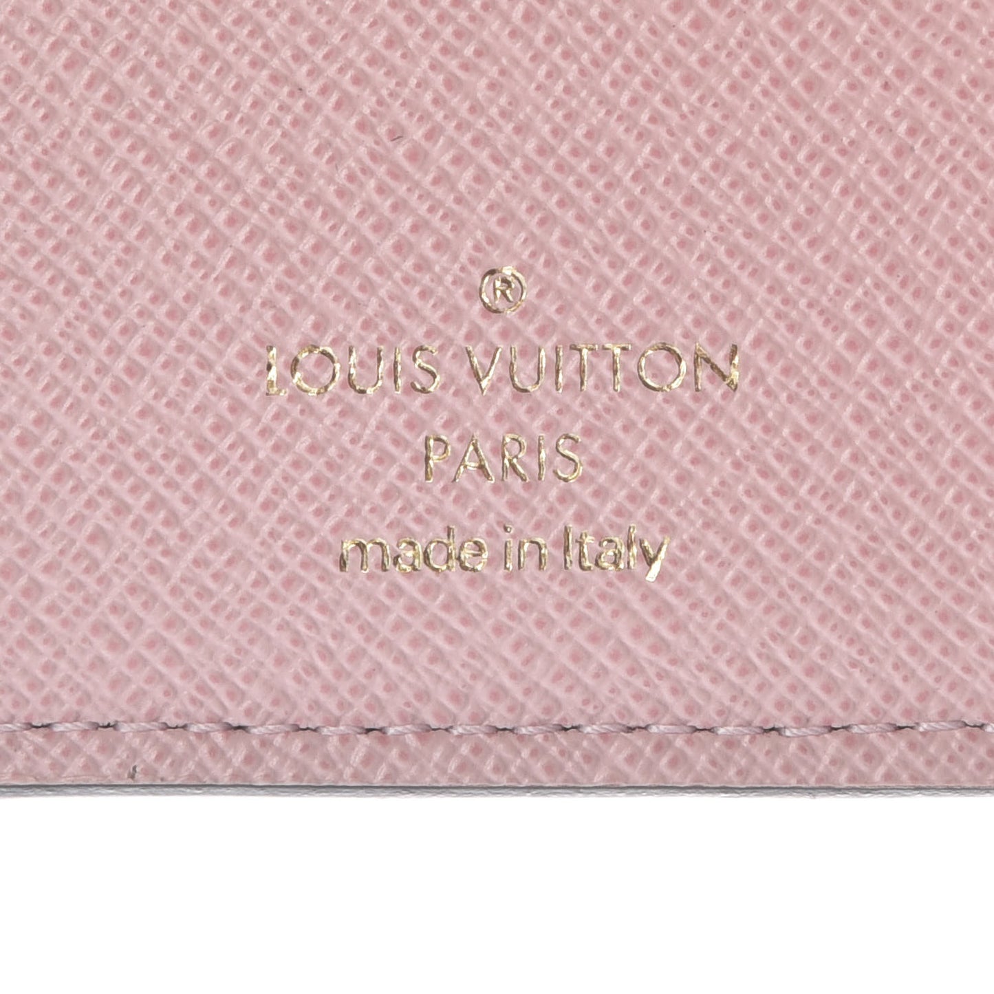 Damier Ebene Victorine Wallet Rose Ballerine
