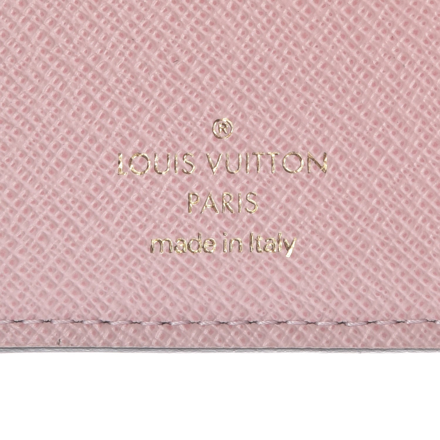 Louis Vuitton Damier Ebene Victorine Wallet Rose Ballerine 6 of 8