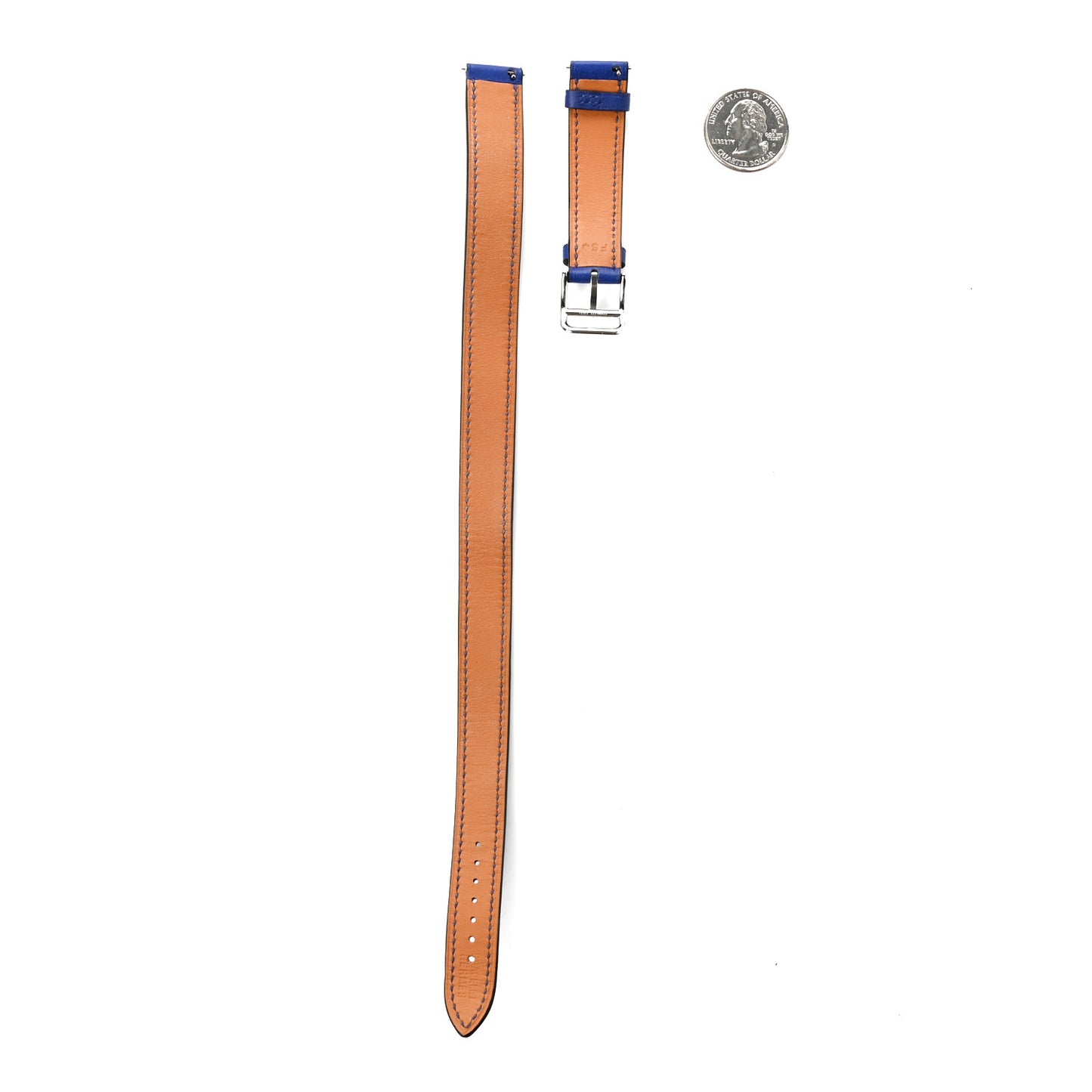 Swift Heure H Hour Watch PM Double Tour Strap Bleu Electrique