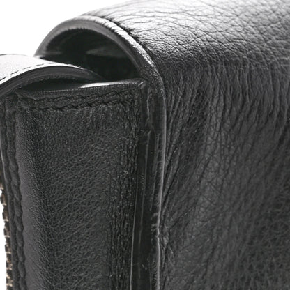 Balenciaga Calfskin Papier Sight Clutch Black 11 of 12