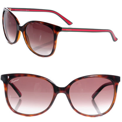 Gucci Web Cateye Tortoise Sunglasses 3649/S 1 of 4