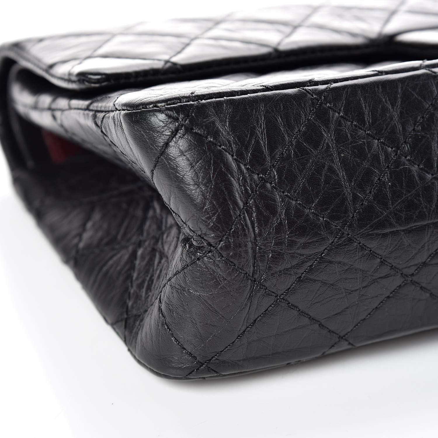 Chanel Aged Calfskin Quilted 2.55 Reissue 225 Flap Black 5 of 16