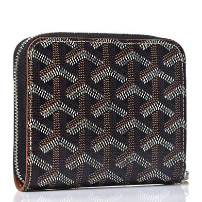 Goyard Goyardine Matignon PM Wallet Black Gold 3 of 8
